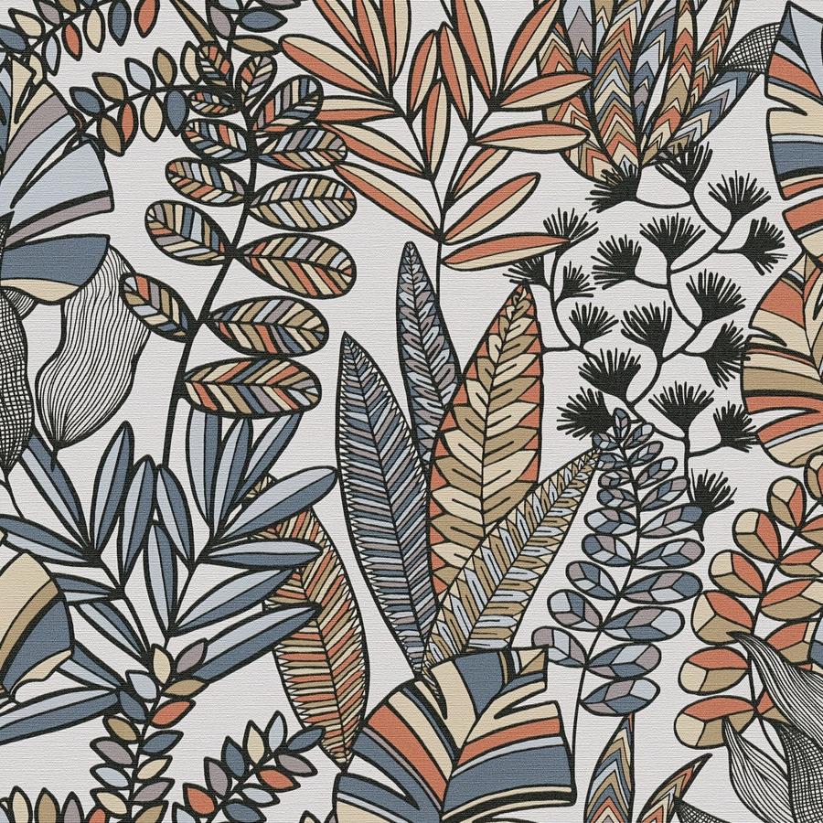 A.S. Creation | Antigua | 390952 | Vliestapete | Blumenoptik | 10.05 x 0.53 m | Weiß