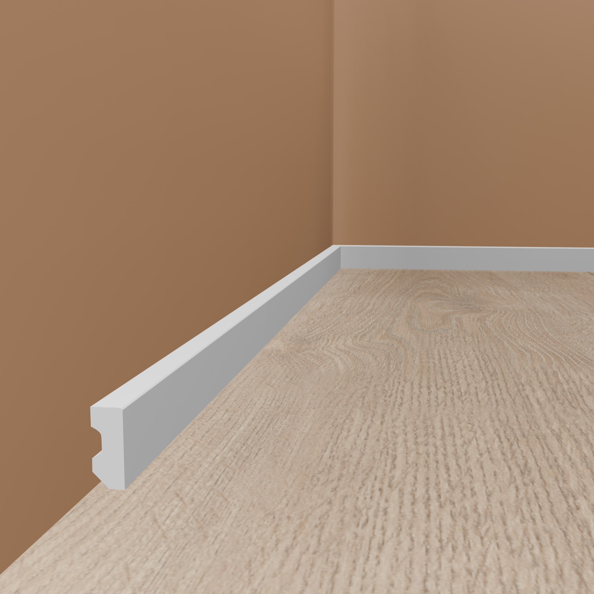 PROVISTON Sockelleiste Kunststoff Weiß | Moderne Fußleiste eckiges Profil in versch. Höhen PROVISTON Sockelleiste Kunststoff Weiß | Moderne Fußleiste eckiges Profil in versch. Höhen