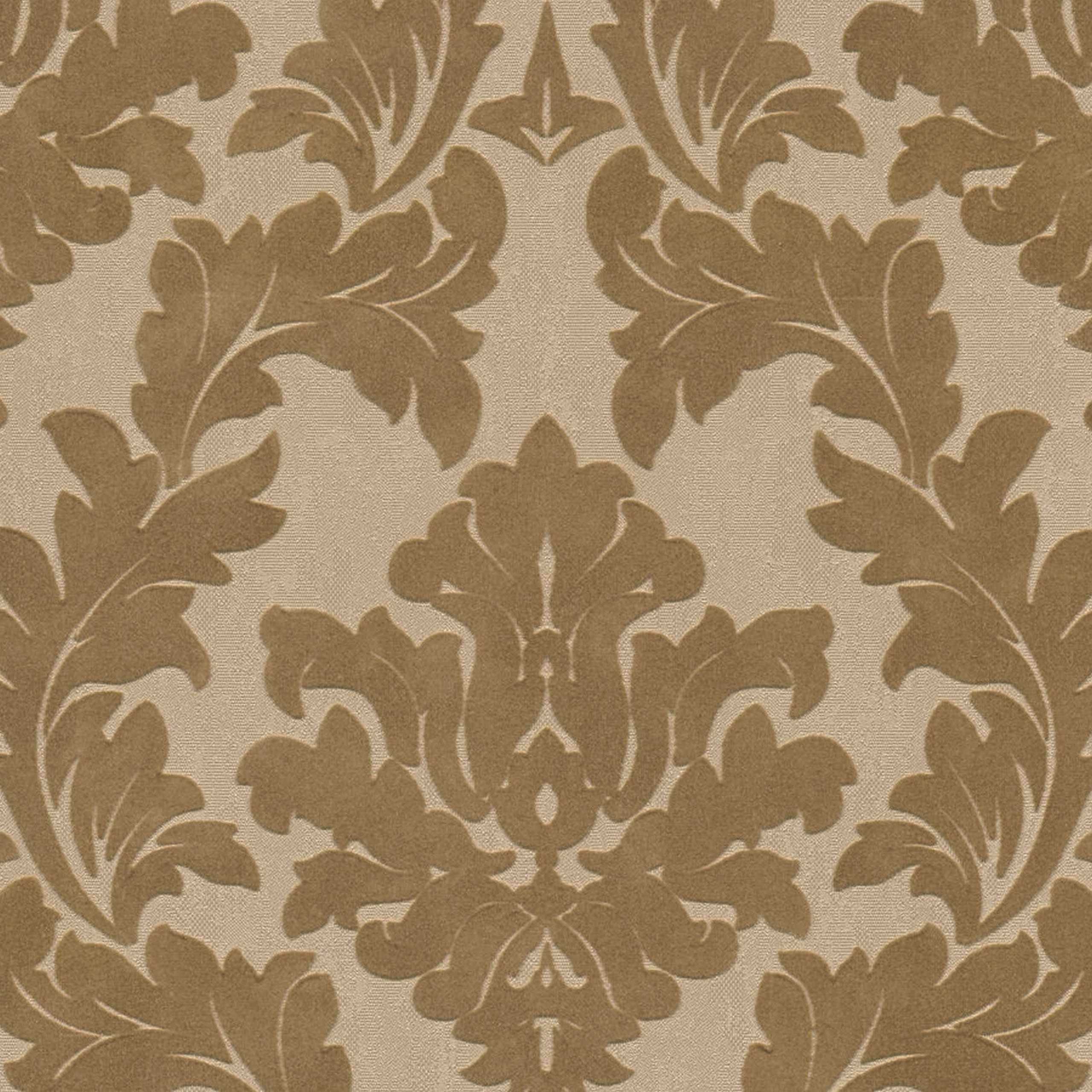 A.S. Creation | Castello | 335802 | Vliestapete | Vintage | Retro | 0.52 x 10.05 m | Gelb