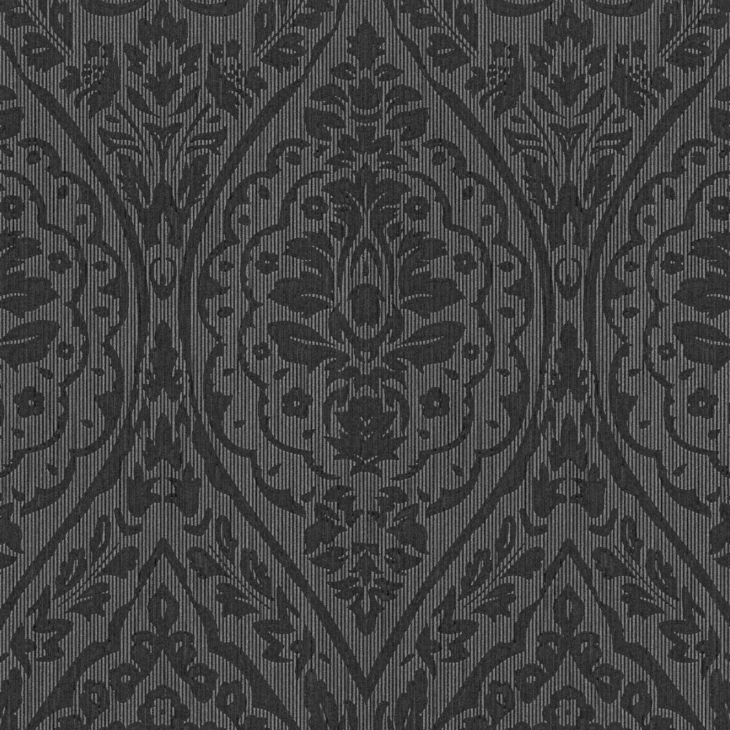 A.S. Creation | AP Tessuto II | 961959 | Vliestapete | Barock | 0.53 x 10.05 m | Grau