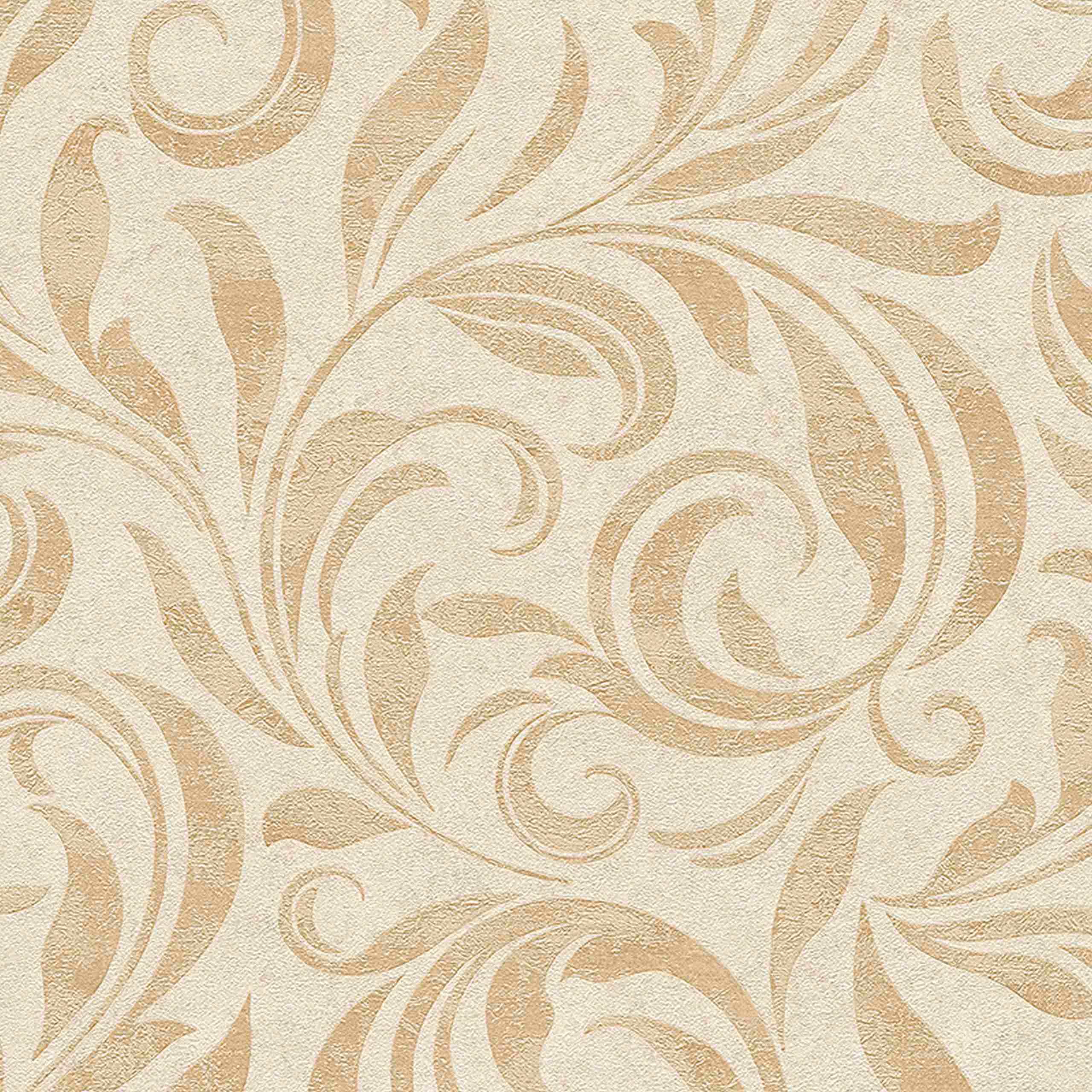 A.S. Creation | Nobile | 959404 | Vliestapete | Blumenoptik | 0.7 x 10.05 m | Beige