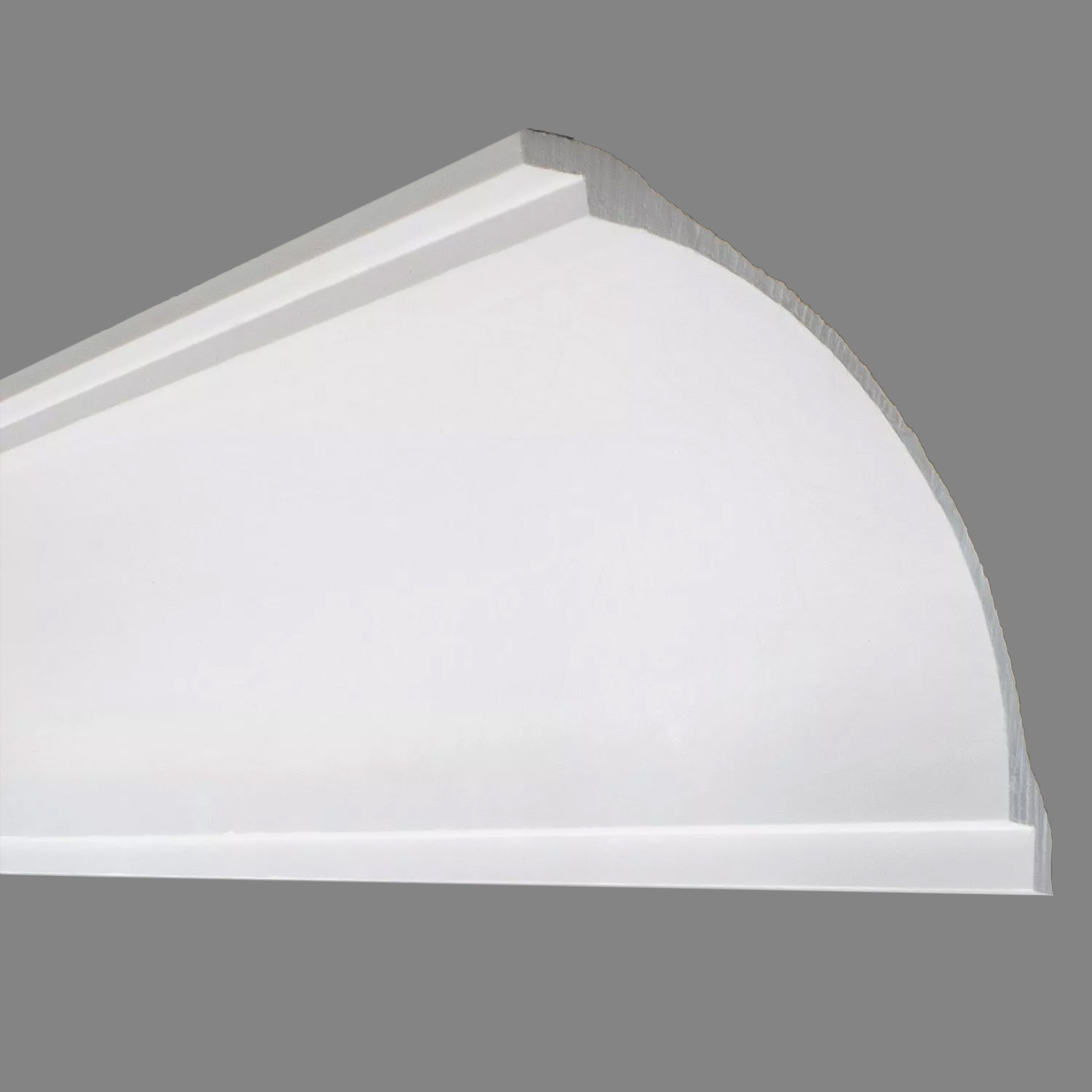 PROVISTON | Gipsleiste Siegen | Echter Gipsstuck | 150 x 150 x 1200 mm | Stuckleisten aus Gips