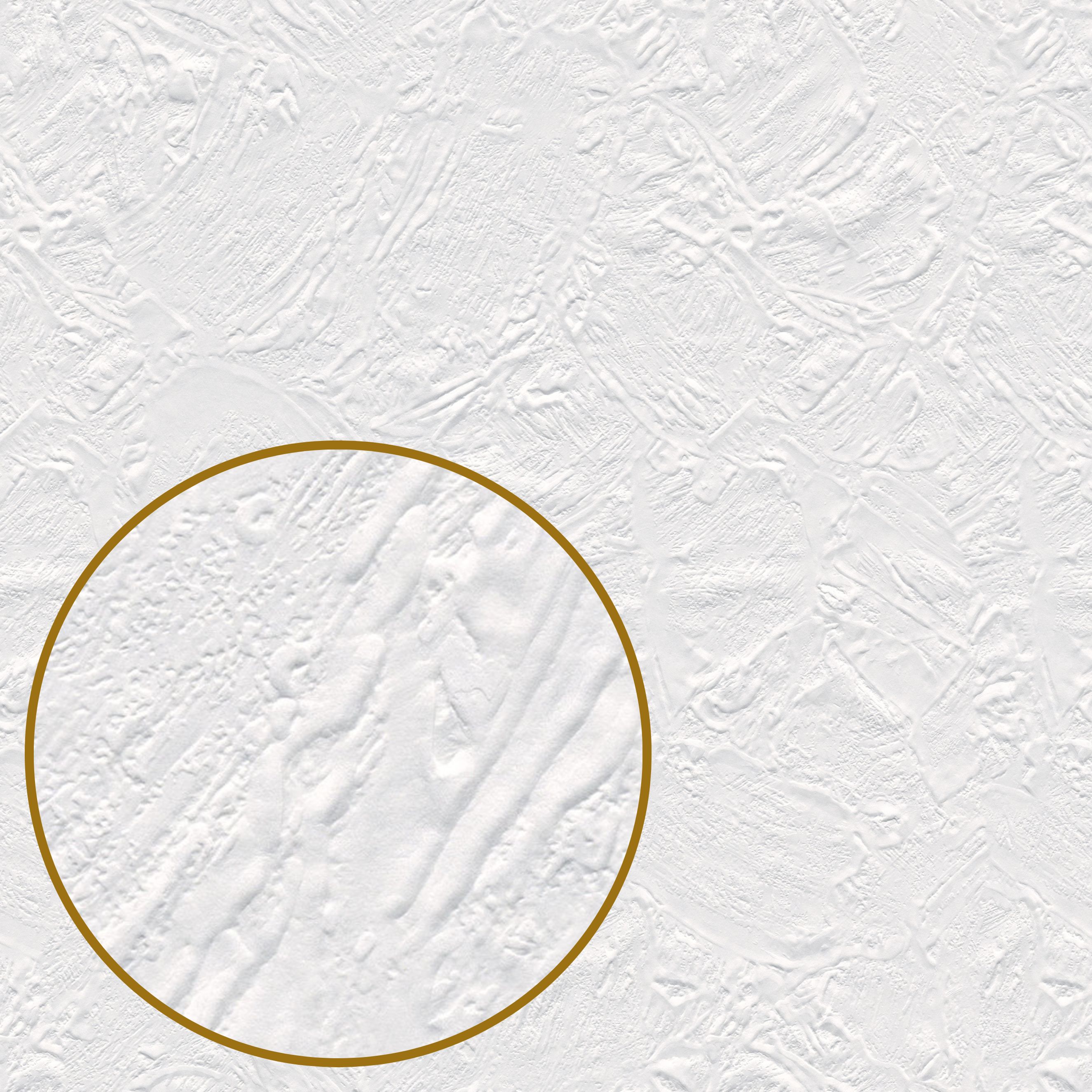 Überstreichbare Tapete | Vliestapete | Unitapete | Weiß | Putzoptik | Schnell angebracht