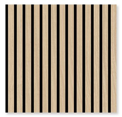 JANGAL Modular Wall Akustik Wandpaneel 520 x 520 x 10 mm Fanal Oak Echtholz Akustik 3D Paneel