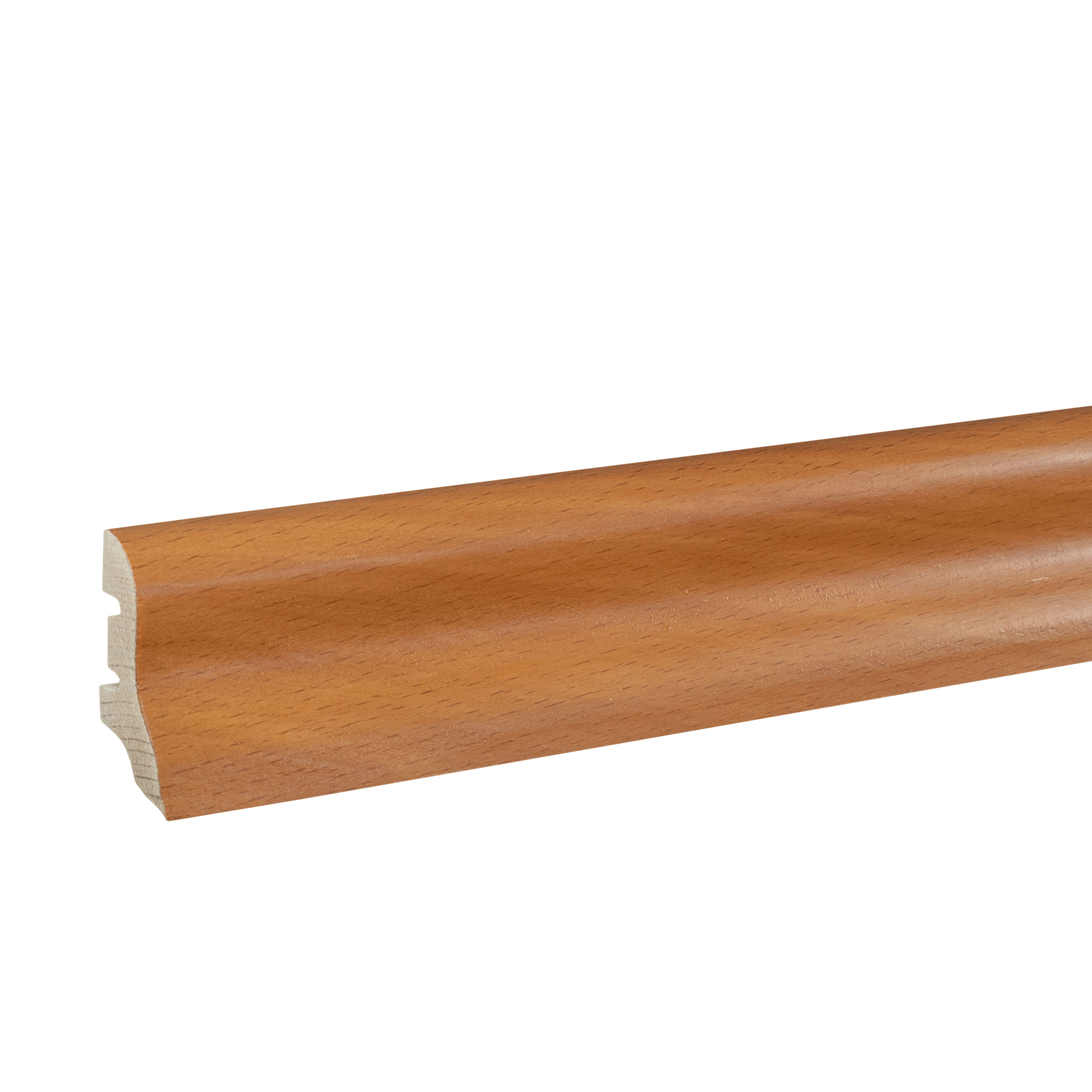 Sockelleiste "Potsdam" Echtholzfurnier 20 x 40 x 2500 mm Buche moderne Fußleiste by PROVISTON