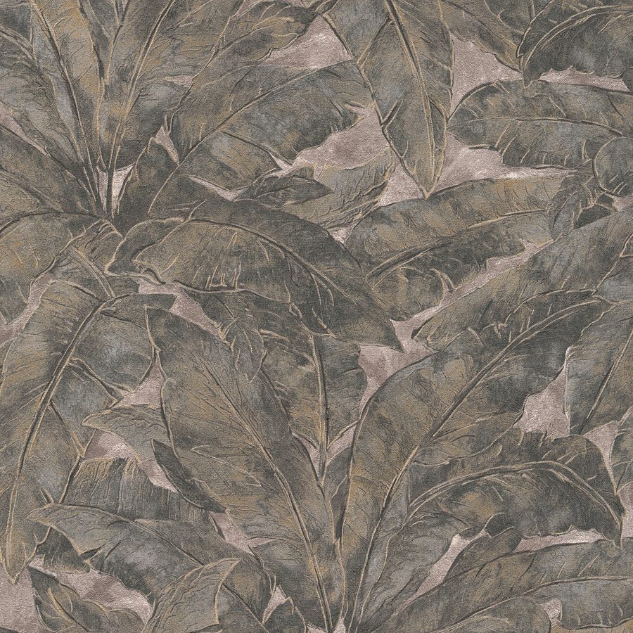 A.S. Creation | Metropolitan Stories | 369271 | Vliestapete | Blumenoptik | 0.53 x 10.05 m | Grau