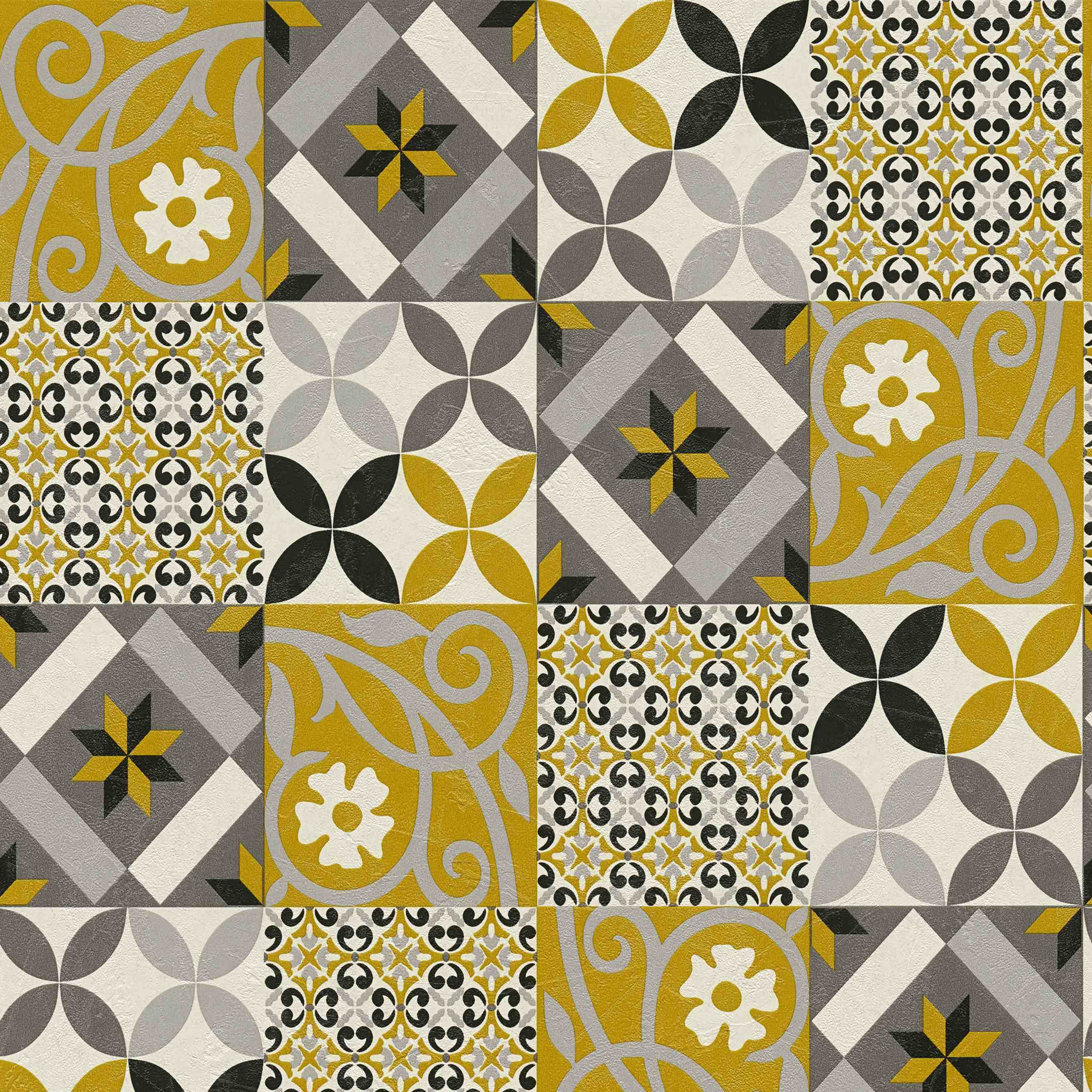 A.S. Creation | New Life | 376841 | Vliestapete | Steinoptik | 0.53 x 10.05 m | Schwarz