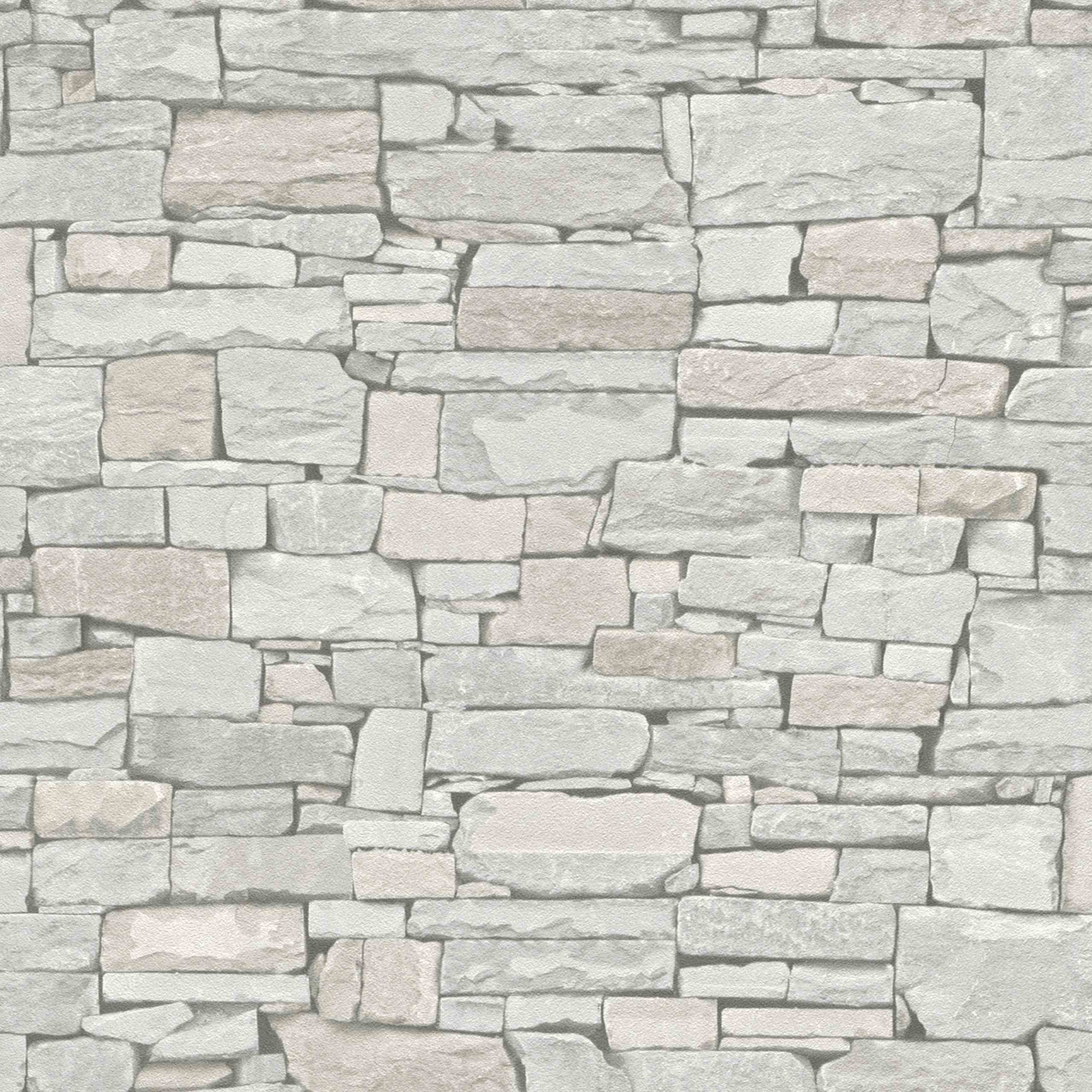 Rasch | Selection | 859126 | Vliestapete | Steinoptik | 0.53 x 10.05 m | Beige