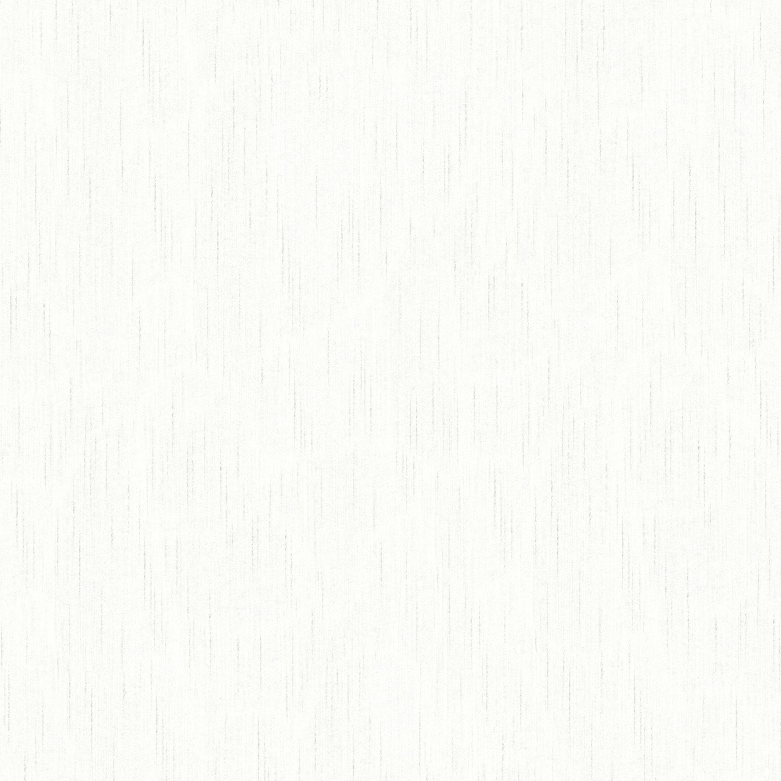 A.S. Creation | Metallic Silk | 309073 | Vliestapete | Einfarbig | Uni | 0.53 x 10.05 m | Weiß