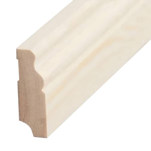 Sockelleiste &quot;Remscheid&quot; Massivholz 19 x 60 x 2500 mm Kiefer Berliner Profil by PROVISTON
