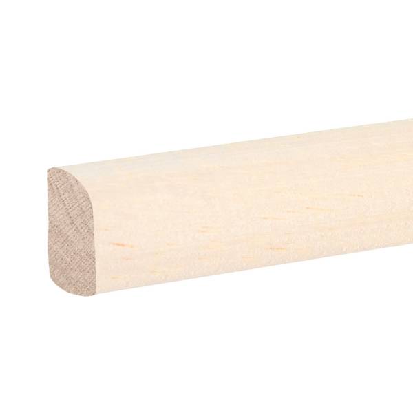 Abdeckleiste Graz Massivholz 8 x 22 x 2000 mm Abachi roh Fußleiste by PROVISTON