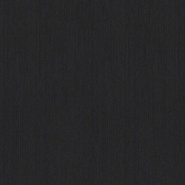 A.S. Creation | AP Tessuto II | 968531 | Vliestapete | Einfarbig | 0.53 x 10.05 m | Schwarz