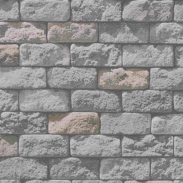 A.S. Creation | Il Decoro | 958341 | Papiertapete | Steinoptik | 0.53 x 10.05 m | Grau