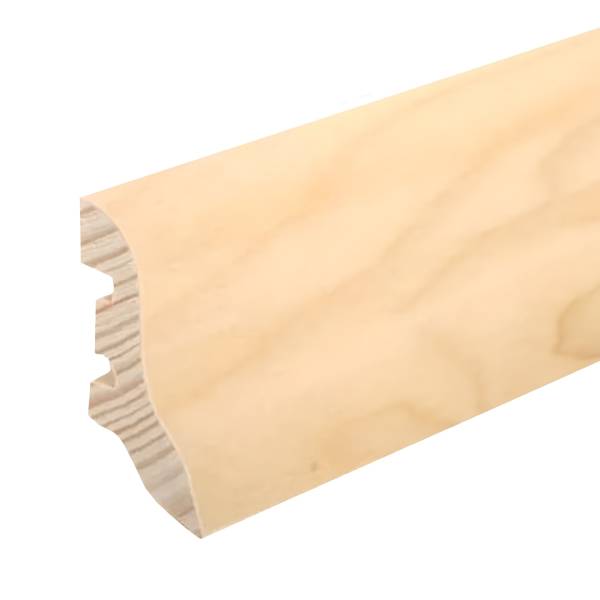 Sockelleiste &quot;Potsdam&quot; Echtholzfurnier 20 x 40 x 2500 mm Birke moderne Fußleiste by PROVISTON