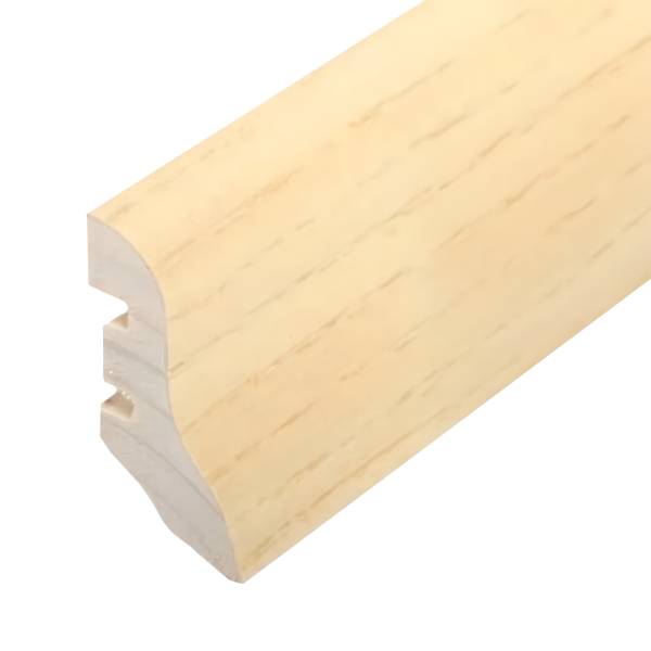 Sockelleiste &quot;Potsdam&quot; Echtholzfurnier 20 x 40 x 2500 mm Esche moderne Fußleiste by PROVISTON